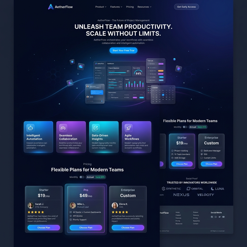 SaaS Landing Page Demo